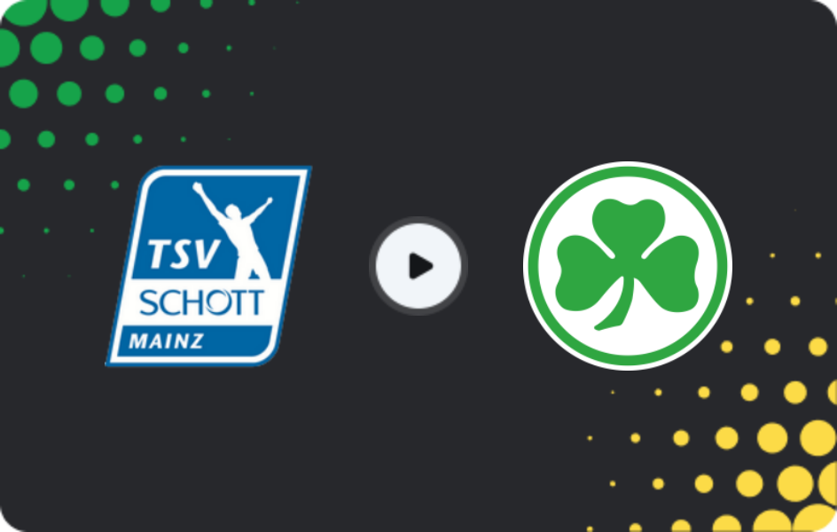 Where to watch Schott Mainz U19 — Greuther Fürth U19, U19 Bundesliga, 29.03.2026