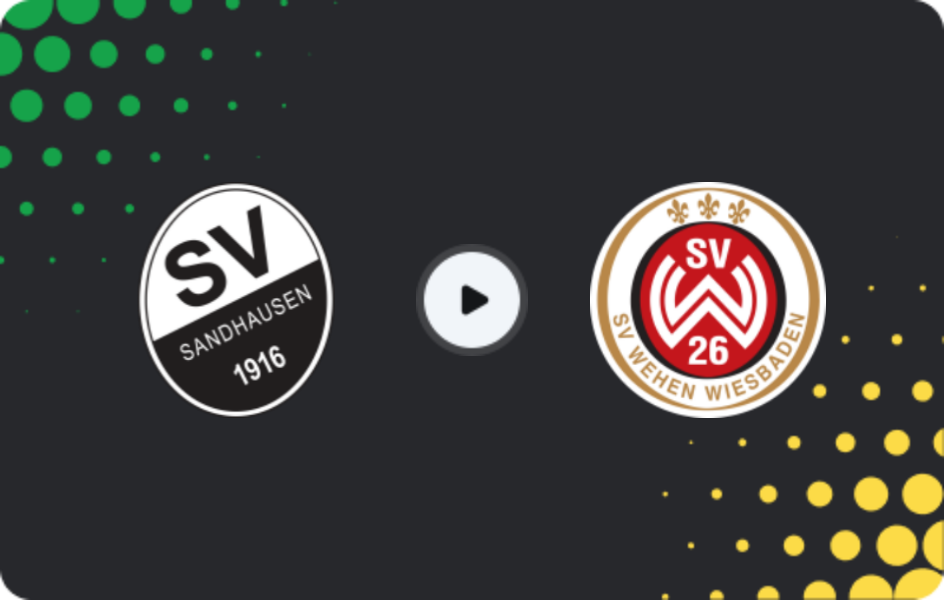 Where to watch Sandhausen U19 — Wehen Wiesbaden U19, U19 Bundesliga, 29.03.2026