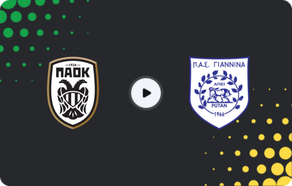 Where to watch PAOK II — PAS Giannina, Super League 2, 29.03.2026