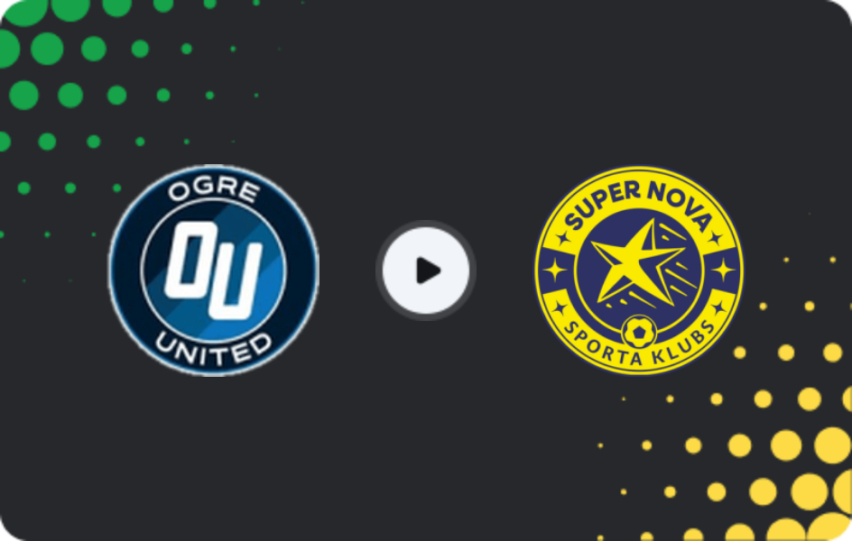 Where to watch Ogre United — Super Nova, Virsliga, 03.04.2026
