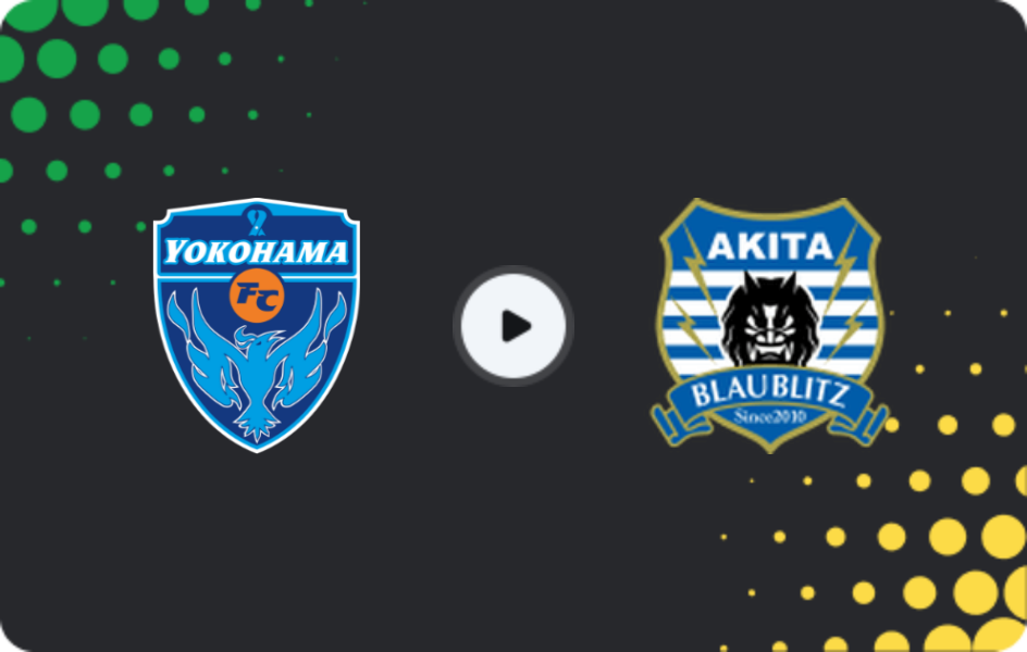 Where to watch Yokohama FC — Blaublitz Akita, J2 League, 04.04.2026