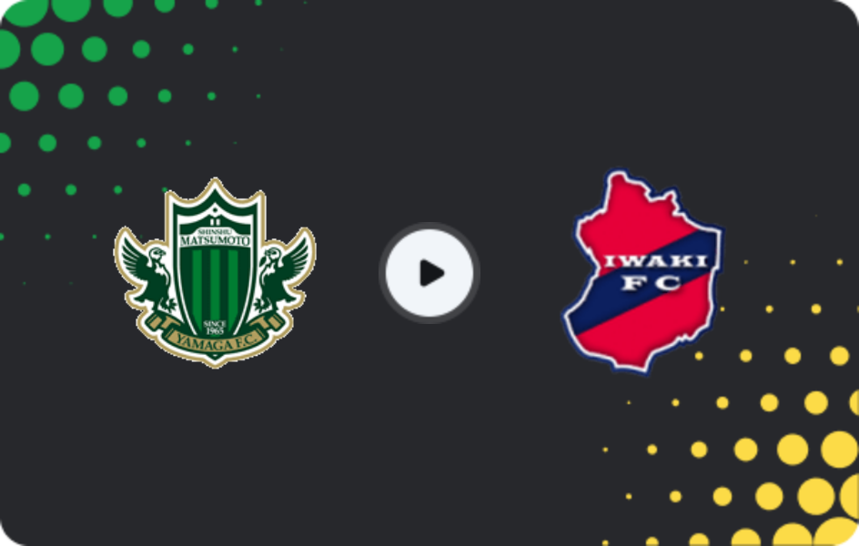 Where to watch Matsumoto Yamaga — Iwaki, J2 League, 05.04.2026