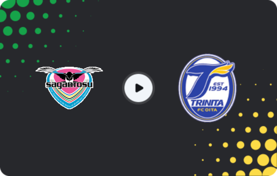 Where to watch Sagan Tosu — Oita Trinita, J2 League, 05.04.2026