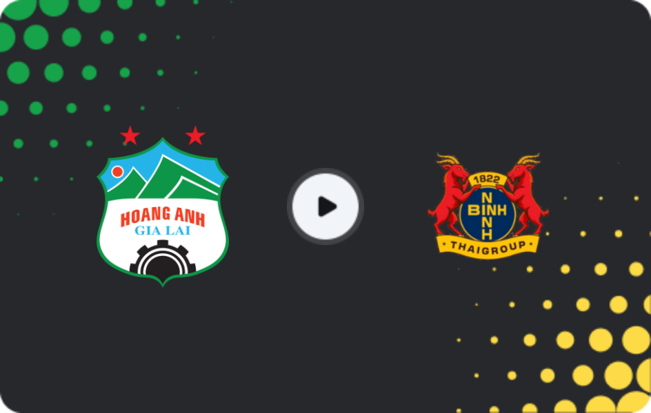 Where to watch Hoang Anh Gia Lai — Ninh Bình FC, V-League 1, 05.04.2026