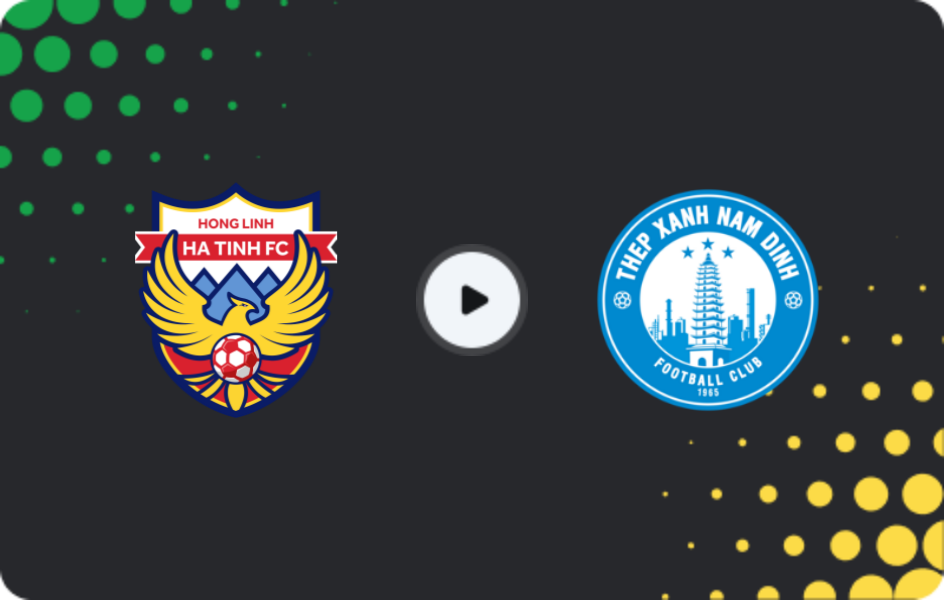 Where to watch Hồng Lĩnh Hà Tĩnh — Nam Dinh, V-League 1, 05.04.2026