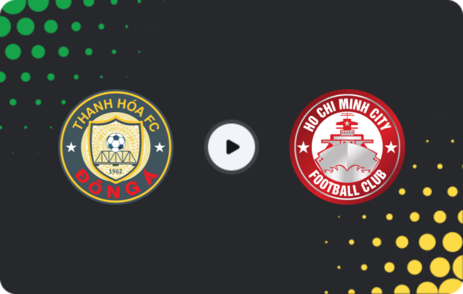 Where to watch Thanh Hóa — Ho Chi Minh City, V-League 1, 05.04.2026