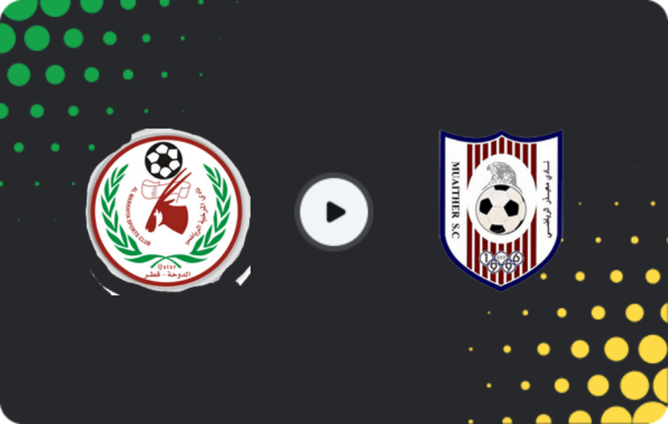 Where to watch Al-Markhiya — Muaither SC, Second Division, 05.04.2026