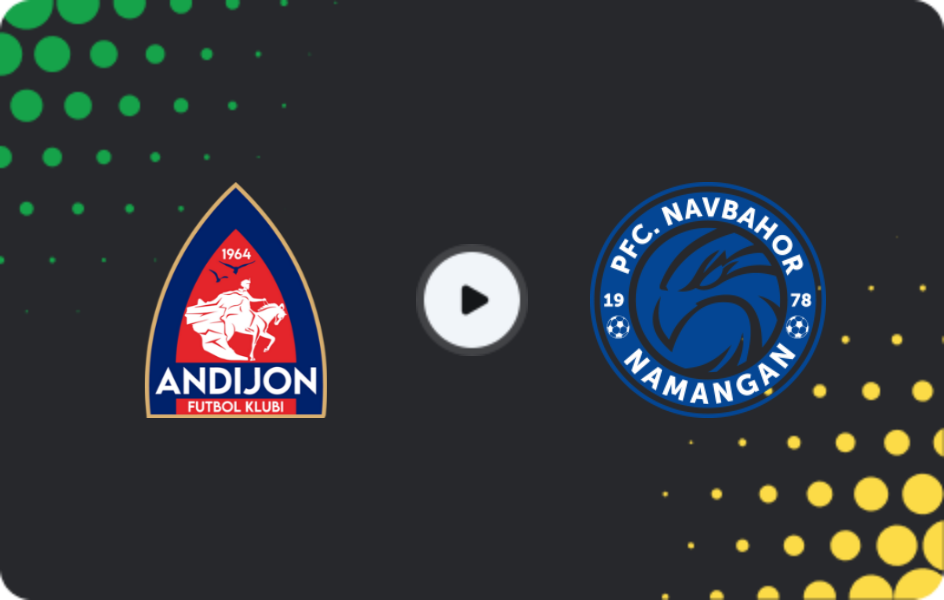 Where to watch Andijan — Navbahor, Super League, 07.04.2026