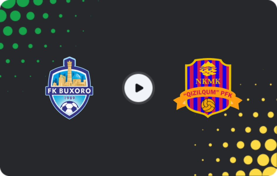 Where to watch Buxoro — Qizilqum, Super League, 07.04.2026