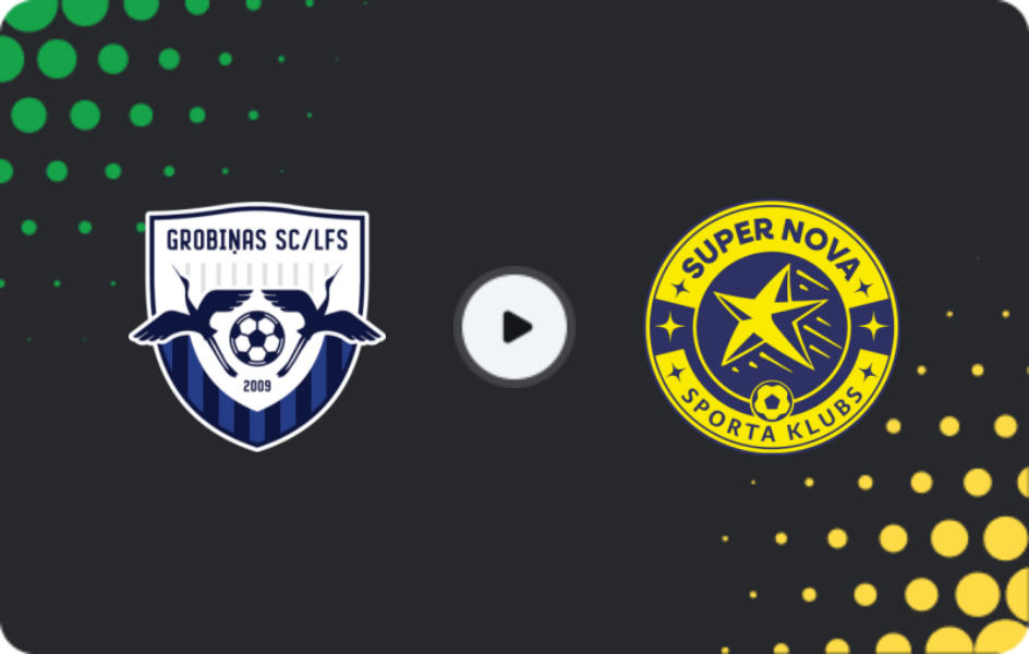 Where to watch Grobiņa — Super Nova, Virsliga, 09.04.2026