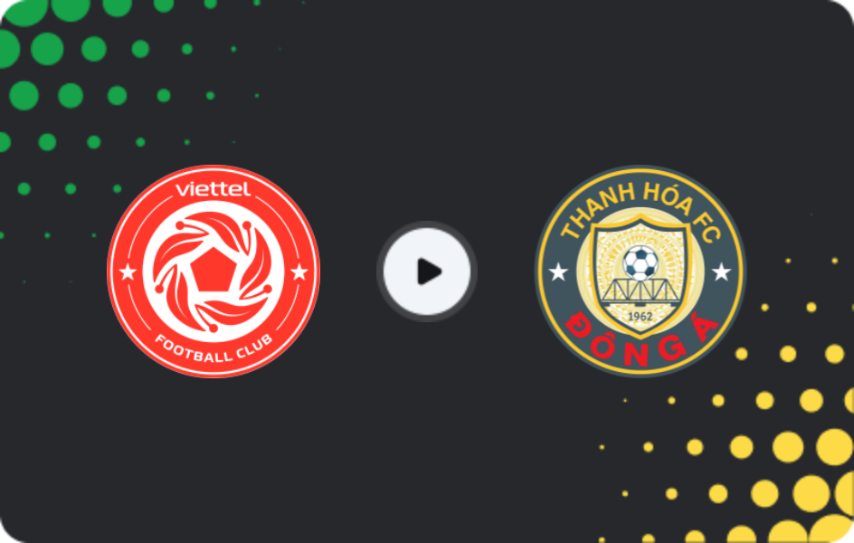 Where to watch Viettel — Thanh Hóa, V-League 1, 10.04.2026
