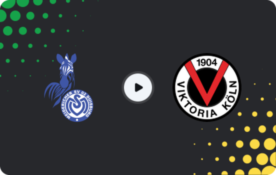 Where to watch MSV Duisburg U19 — Viktoria Köln U19, U19 Bundesliga, 11.04.2026