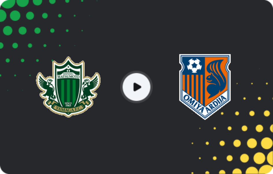 Where to watch Matsumoto Yamaga — Omiya Ardija, J2 League, 12.04.2026