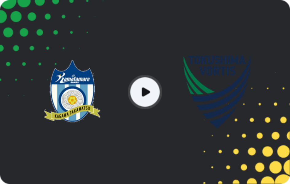Where to watch Kamatamare Sanuki — Tokushima Vortis, J2 League, 12.04.2026