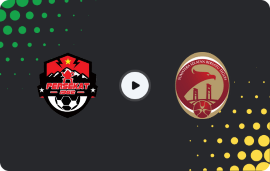 Where to watch Persekat — Sriwijaya FC, Liga 2, 12.04.2026