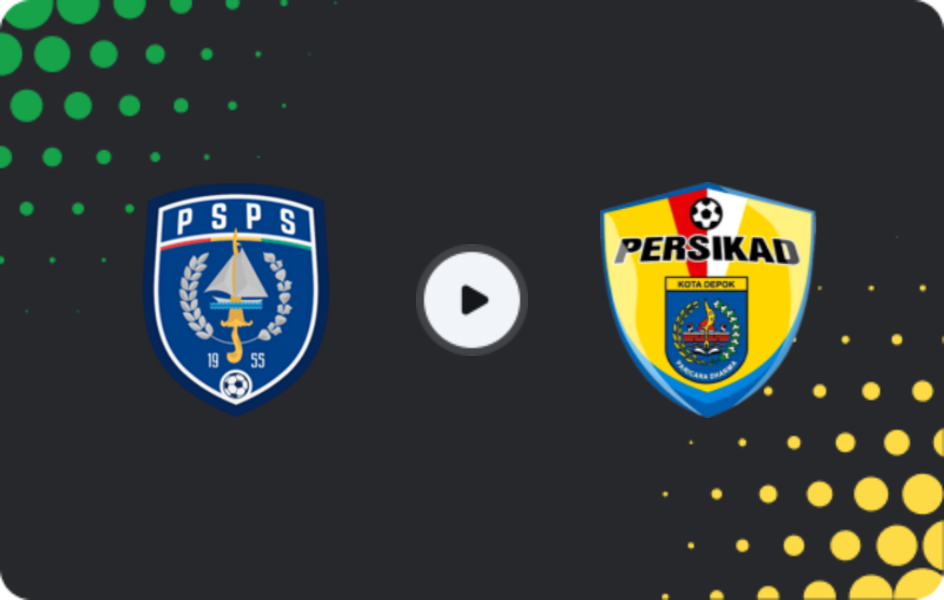 Where to watch PSPS — Persikad Depok FC, Liga 2, 12.04.2026