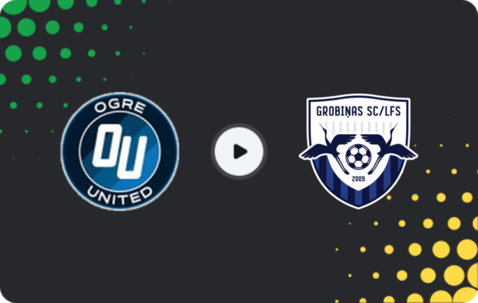 Where to watch Ogre United — Grobiņa, Virsliga, 13.04.2026