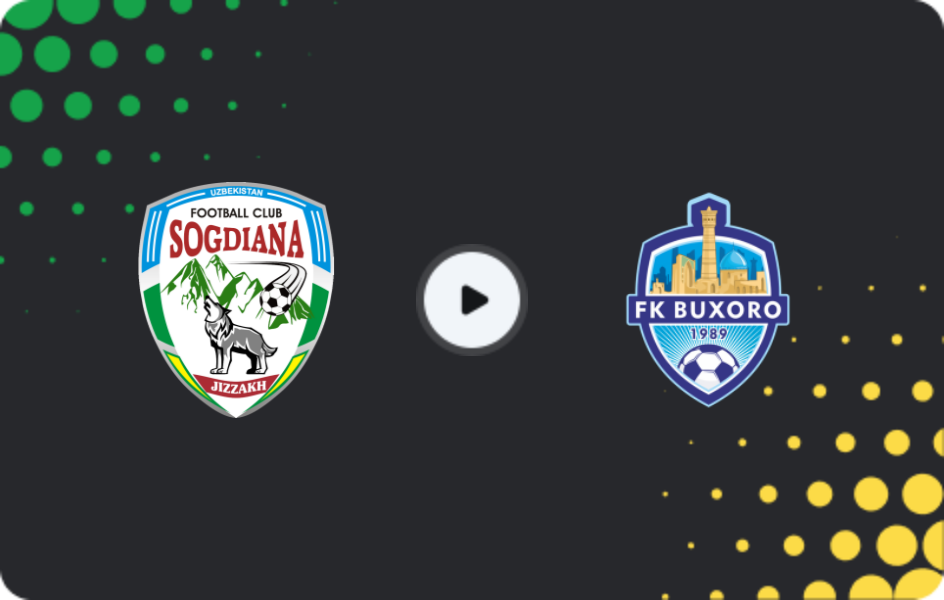 Where to watch Sogdiana — Buxoro, Super League, 17.04.2026