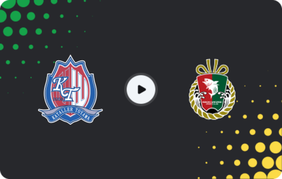 Where to watch Kataller Toyama — Kochi United, J2 League, 19.04.2026