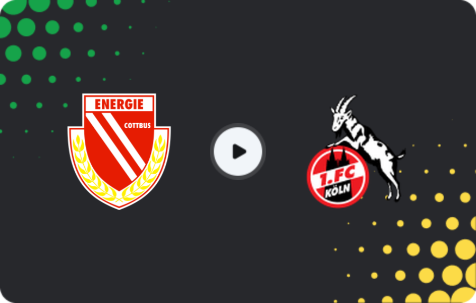 Where to watch Energie Cottbus U19 — Köln U19, U19 Bundesliga, 19.04.2026