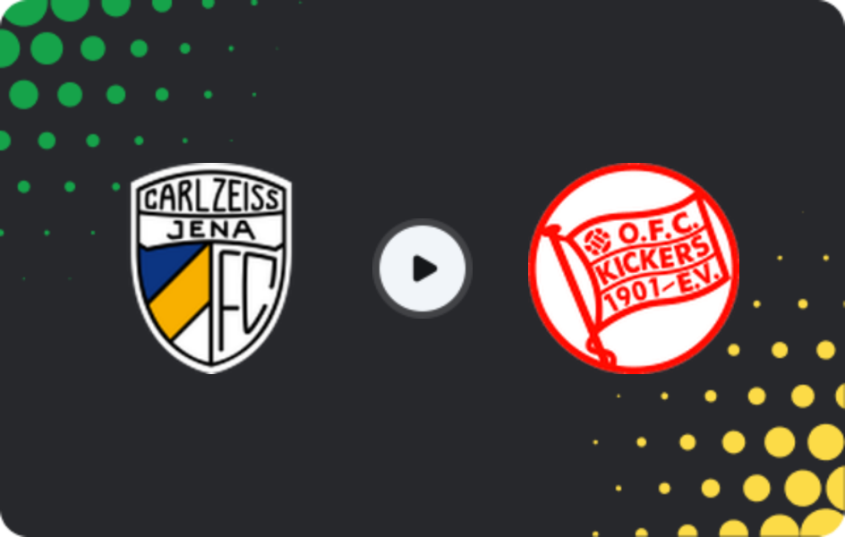 Where to watch Carl Zeiss Jena U19 — Kickers Offenbach U19, U19 Bundesliga, 19.04.2026