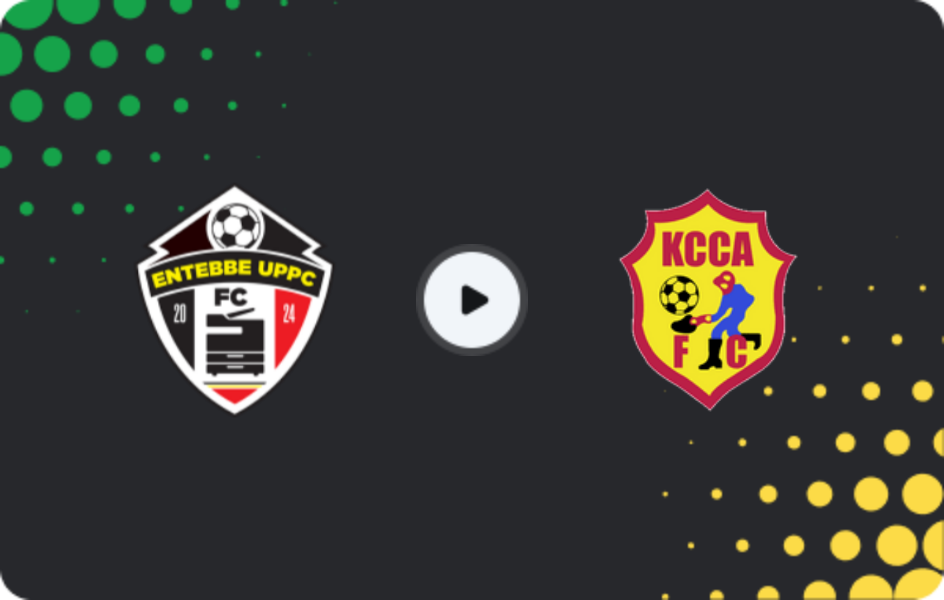 Where to watch Entebbe UPPC — KCCA, Premier League, 21.04.2026