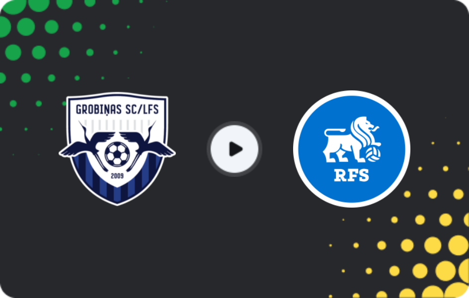 Where to watch Grobiņa — RFS, Virsliga, 22.04.2026