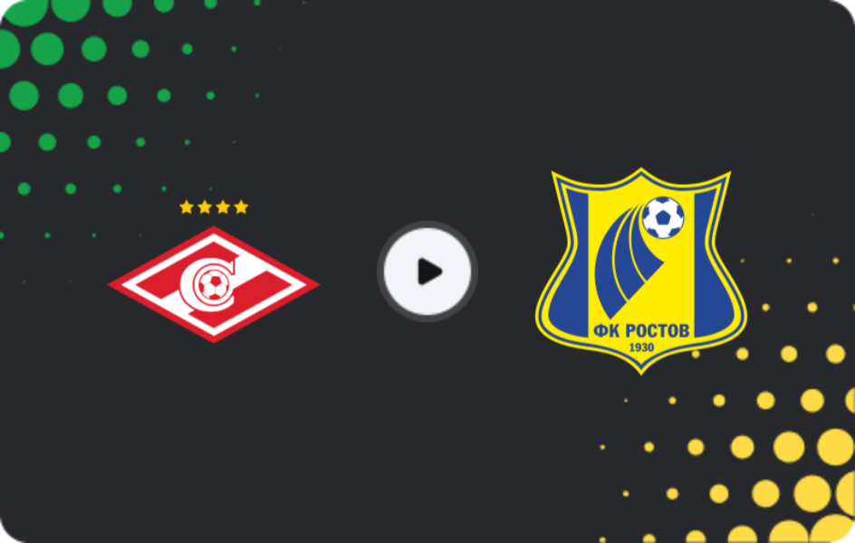 Where to watch Spartak Moscow U19 — Rostov U19, Youth Championship, 24.04.2026