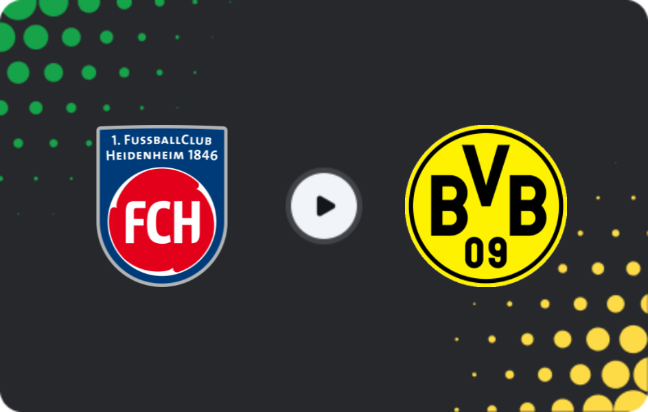 Where to watch Heidenheim U19 — Borussia Dortmund U19, U19 Bundesliga, 25.04.2026