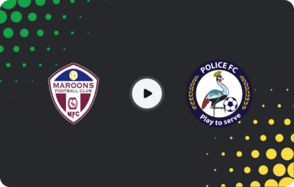 Where to watch Maroons — Police, Premier League, 25.04.2026