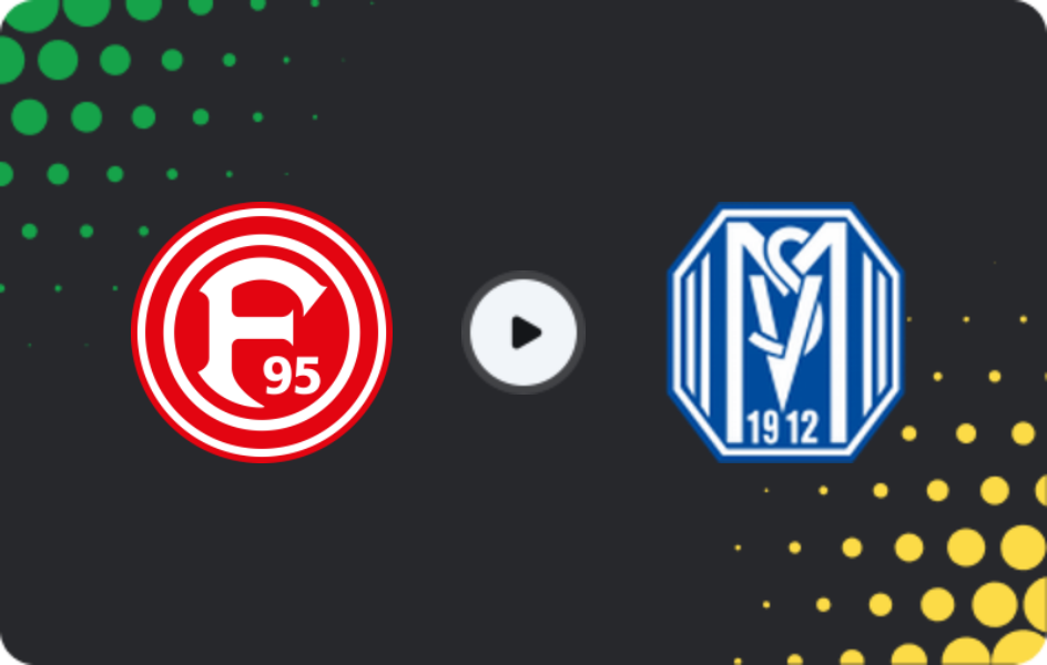 Where to watch Fortuna Düsseldorf U19 — Meppen U19, U19 Bundesliga, 26.04.2026