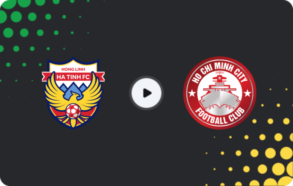Where to watch Hồng Lĩnh Hà Tĩnh — Ho Chi Minh City, V-League 1, 26.04.2026