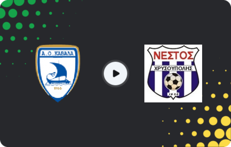 Where to watch Kavala — Nestos Chrisoupolis, Super League 2, 26.04.2026
