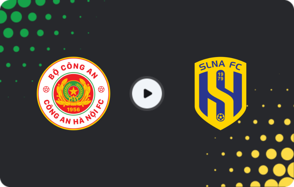 Where to watch Công An Hà Nội — SLNA, V-League 1, 26.04.2026