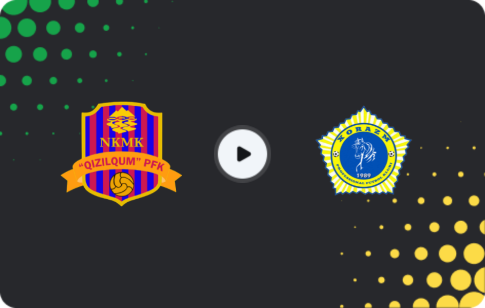 Where to watch Qizilqum — Xorazm, Super League, 27.04.2026