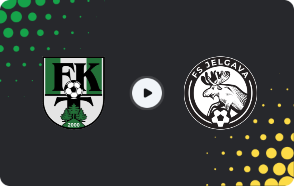Where to watch Tukums — FS Jelgava, Virsliga, 01.05.2026