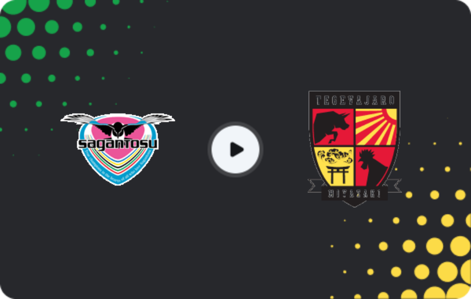 Where to watch Sagan Tosu — Tegevajaro Miyazaki, J2 League, 02.05.2026