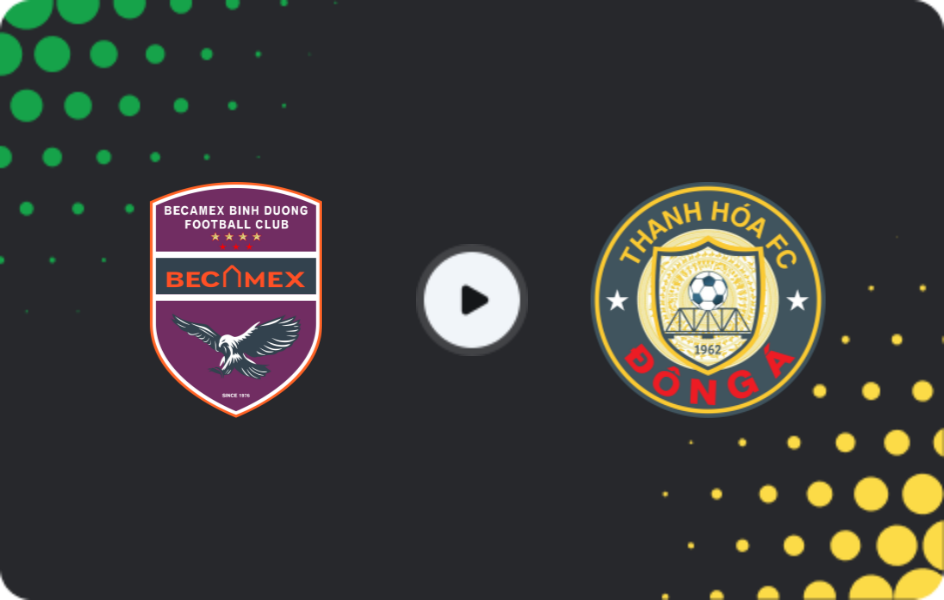 Where to watch Becamex — Thanh Hóa, V-League 1, 02.05.2026