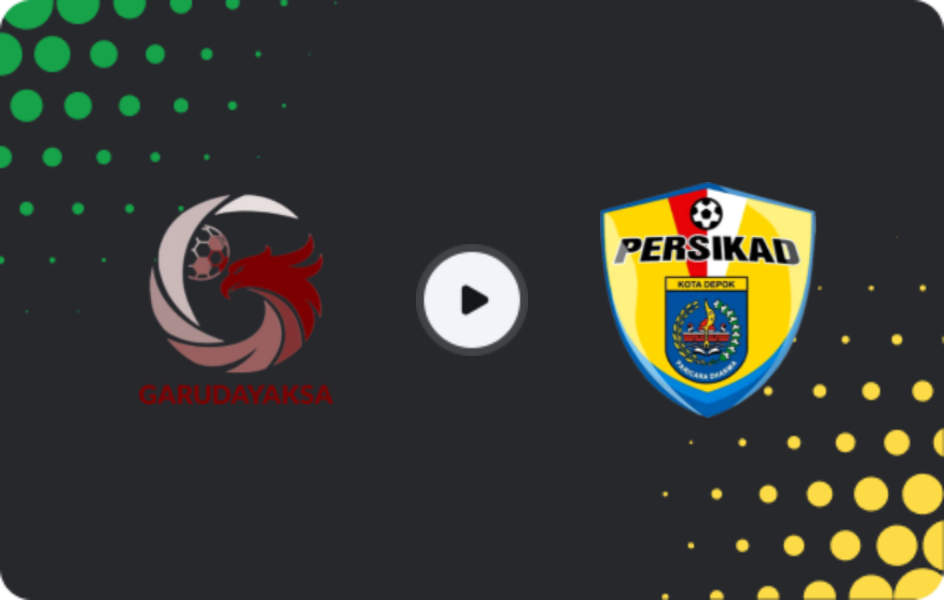 Where to watch Garudayaksa — Persikad Depok FC, Liga 2, 02.05.2026