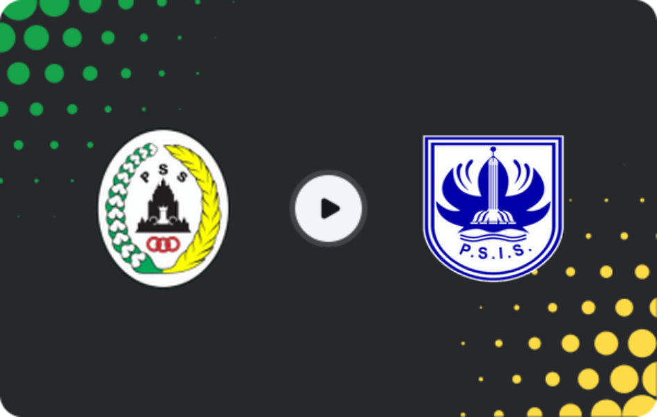 Where to watch PSS Sleman — PSIS Semarang, Liga 2, 02.05.2026