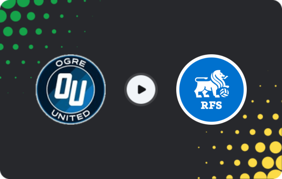 Where to watch Ogre United — RFS, Virsliga, 02.05.2026