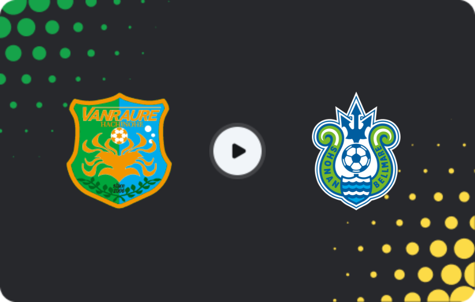 Where to watch Vanraure Hachinohe — Shonan Bellmare, J2 League, 06.05.2026