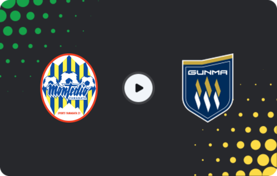 Where to watch Montedio Yamagata — Thespakusatsu Gunma, J2 League, 06.05.2026