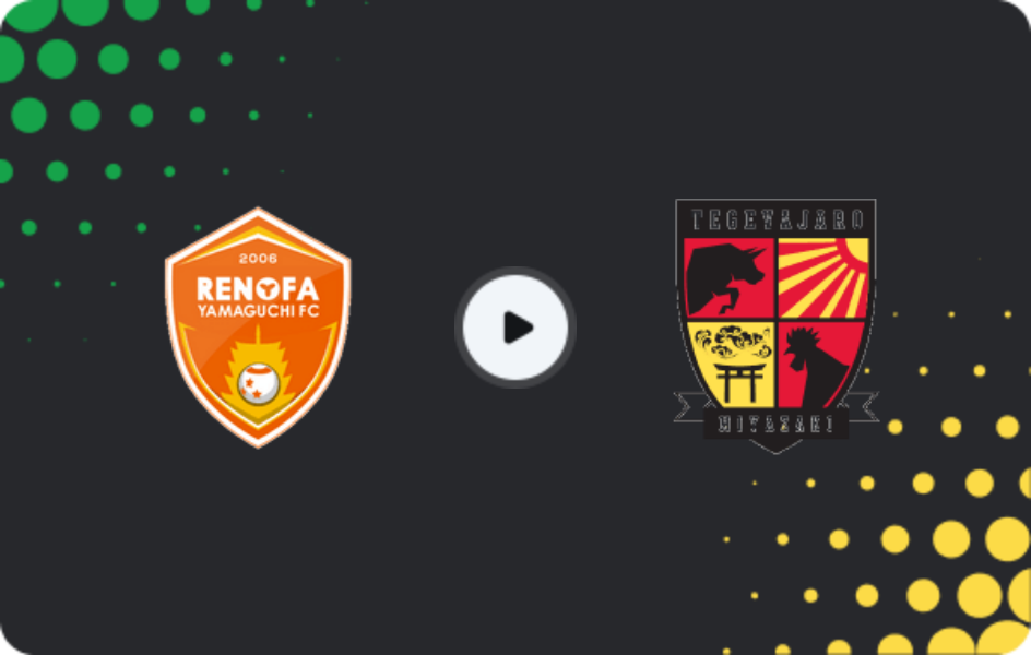 Where to watch Renofa Yamaguchi — Tegevajaro Miyazaki, J2 League, 09.05.2026