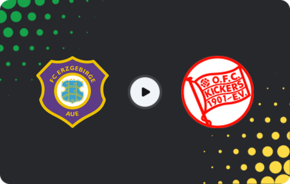 Where to watch Erzgebirge Aue U19 — Kickers Offenbach U19, U19 Bundesliga, 09.05.2026
