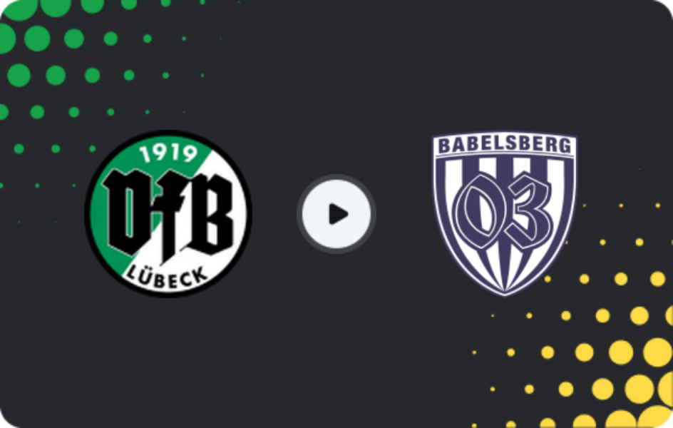 Where to watch Lübeck U19 — Babelsberg U19, U19 Bundesliga, 09.05.2026