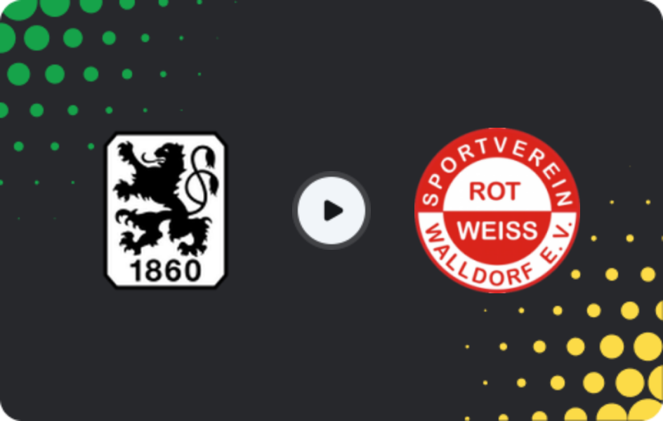 Where to watch 1860 München U19 — Rot-Weiß Walldorf U19, U19 Bundesliga, 09.05.2026