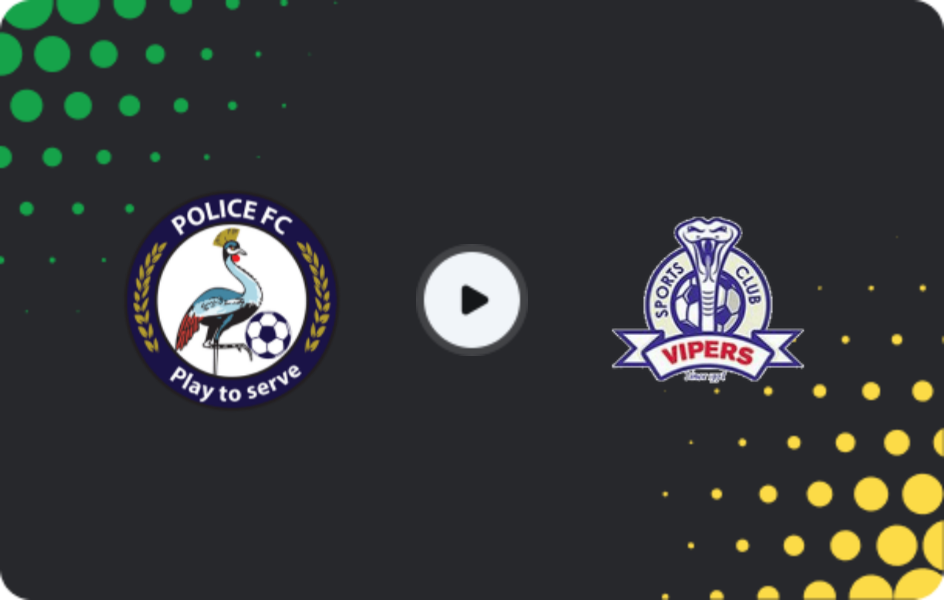 Where to watch Police — Vipers, Premier League, 13.05.2026