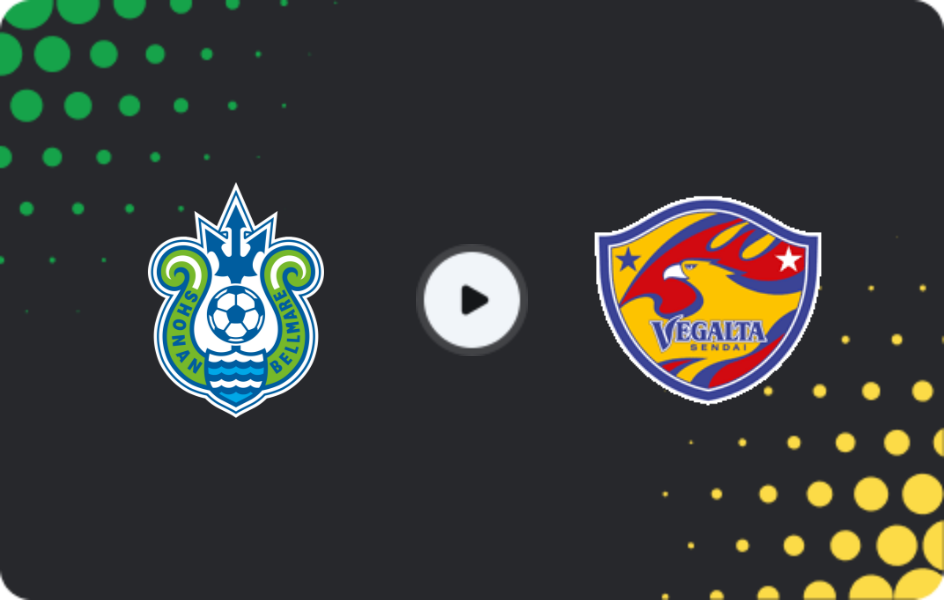 Where to watch Shonan Bellmare — Vegalta Sendai, J2 League, 16.05.2026