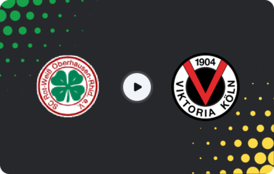 Where to watch RW Oberhausen U19 — Viktoria Köln U19, U19 Bundesliga, 17.05.2026